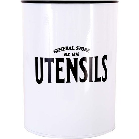 Porte-ustensiles en fer blanc general store
