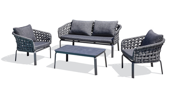 Salon de jardin camargue en corde tissée camargue