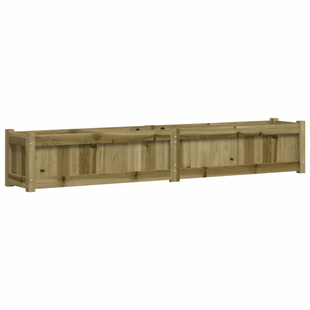 Jardinière d'extérieur 180x31x31 cm bois de pin imprégné
