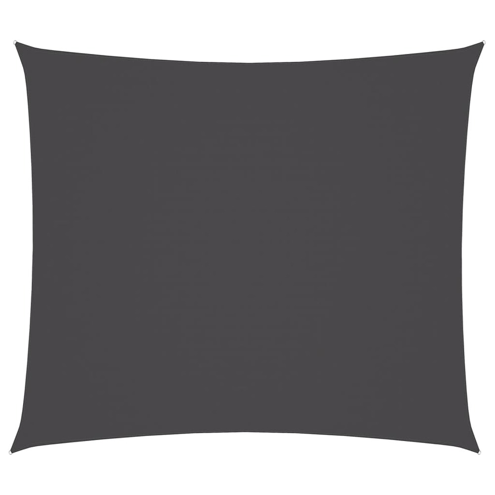 Voile de parasol tissu oxford rectangulaire 2x2,5 m anthracite