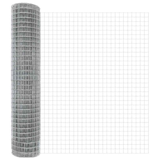 Clôture euro argent 1.6 x 10 m