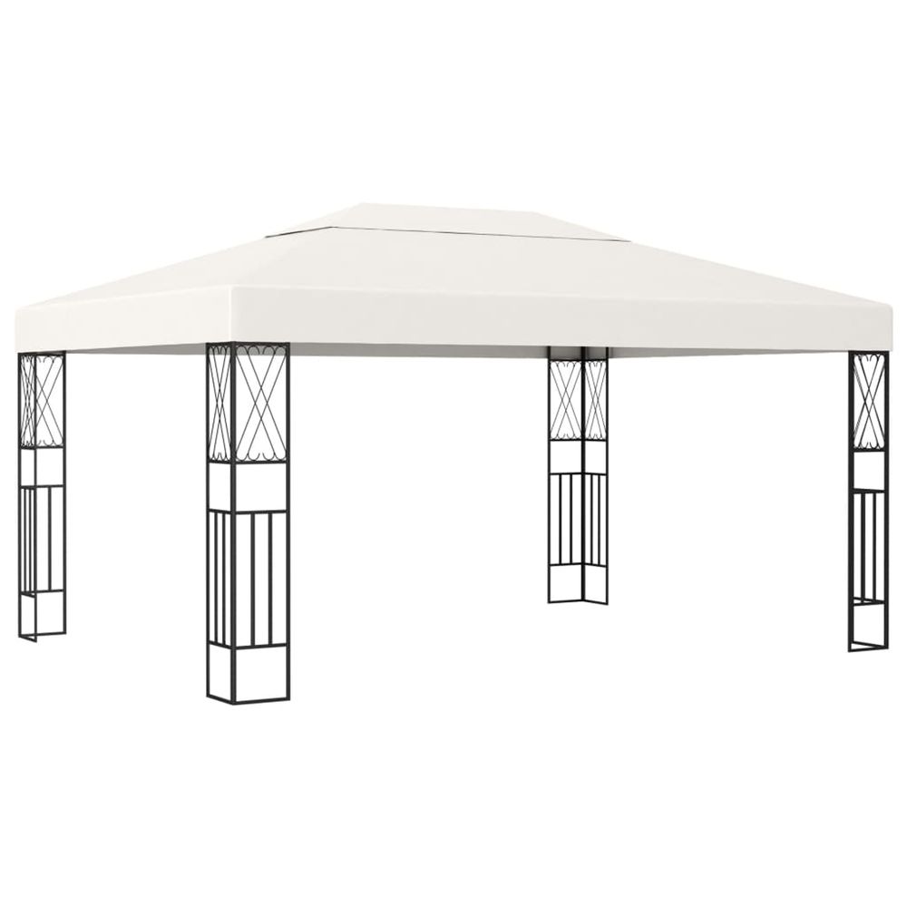 Tonnelle 3x4 m CrÃšme Tissu