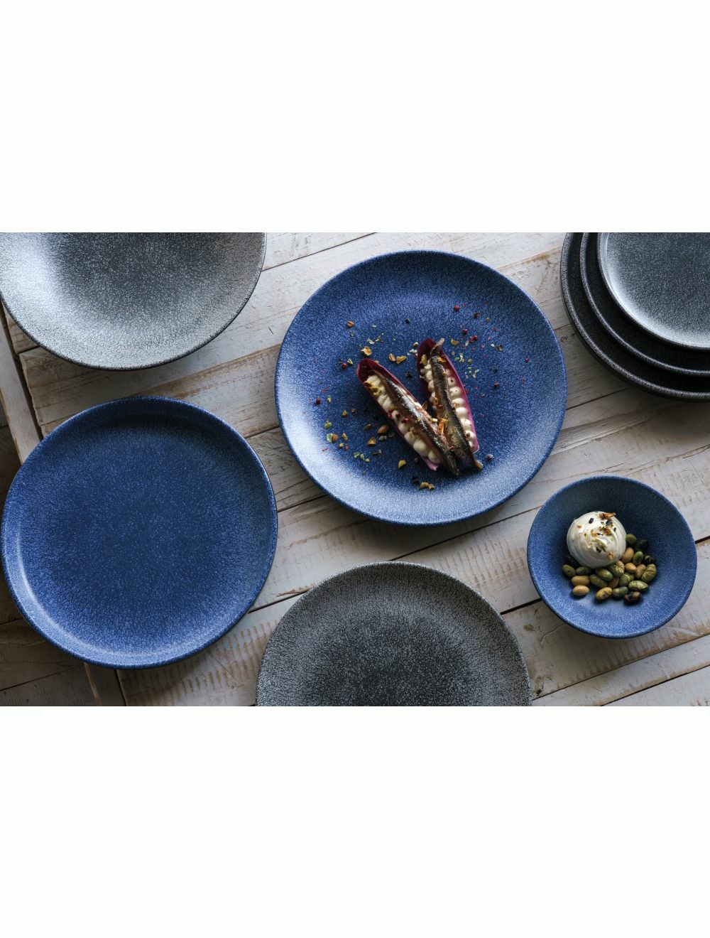 Assiette plate volcano en mélamine - pujadas