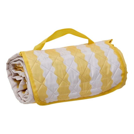 5five - couverture pour pique-nique jaune 140x175cm