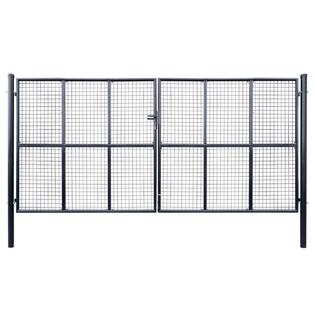 PORTAIL EN MAILLE DE JARDIN 8-(864192)