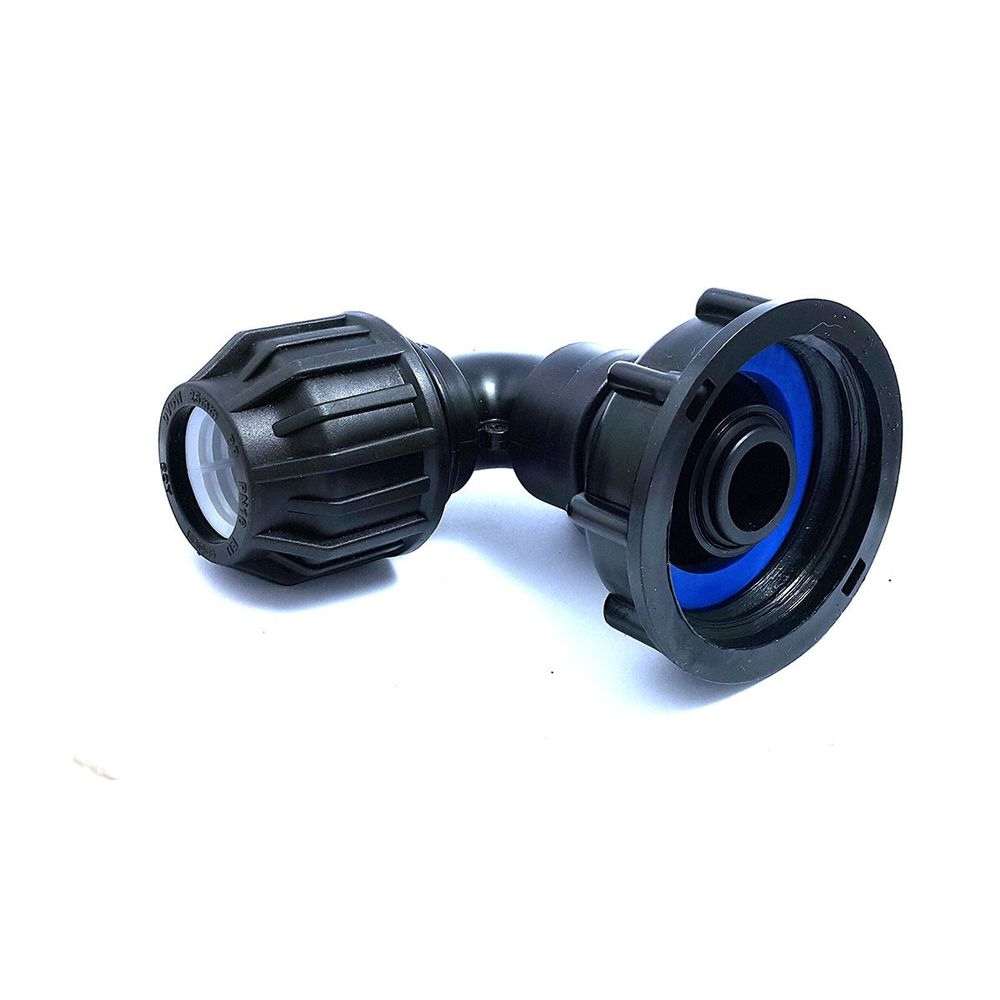 Raccord s60x6 avec sortie pression coudée 25mm