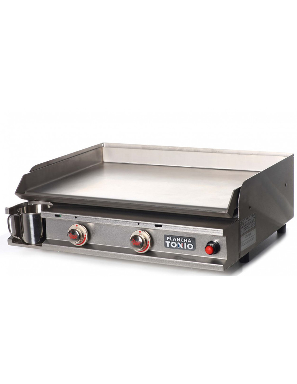 Plancha gaz inox tonio 2 feux - plancha tonio