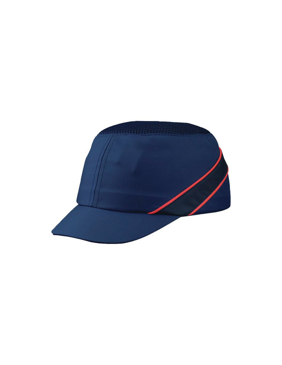 Casquette anti heurt bleu/oran