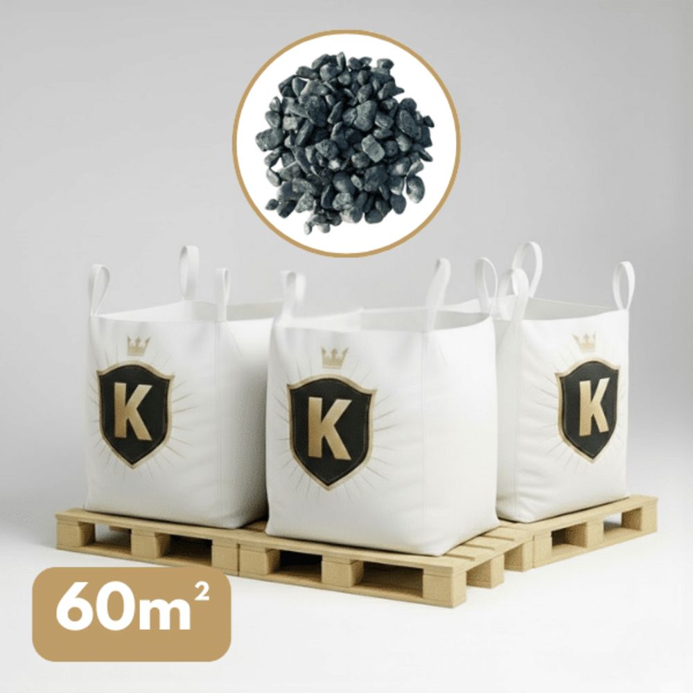 Galet marbre vert 15/25 mm – pack 3 big bag +/- 1,5t – 60 m²