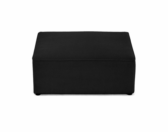 Topaze - pouf - en velours texturé