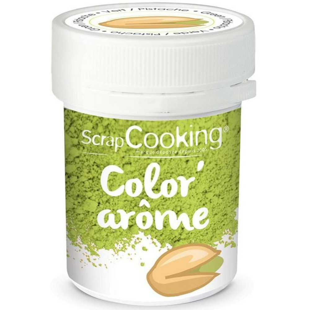 Colorant alimentaire vert - arôme pistache 10 g