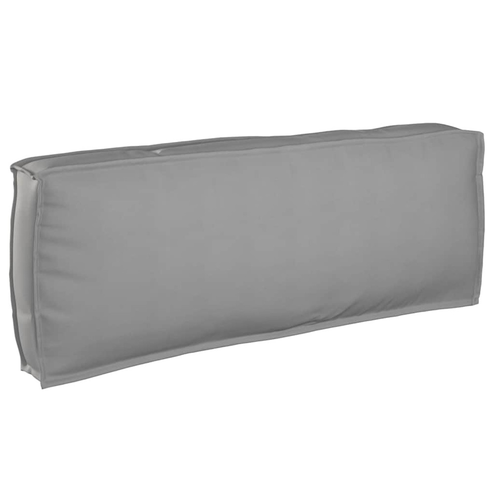 Coussin pour dossier de palette gris 120 x 40 x 12 cm