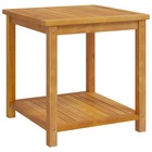 Table d'appoint bois d'acacia massif 45 x 45 x 45 cm