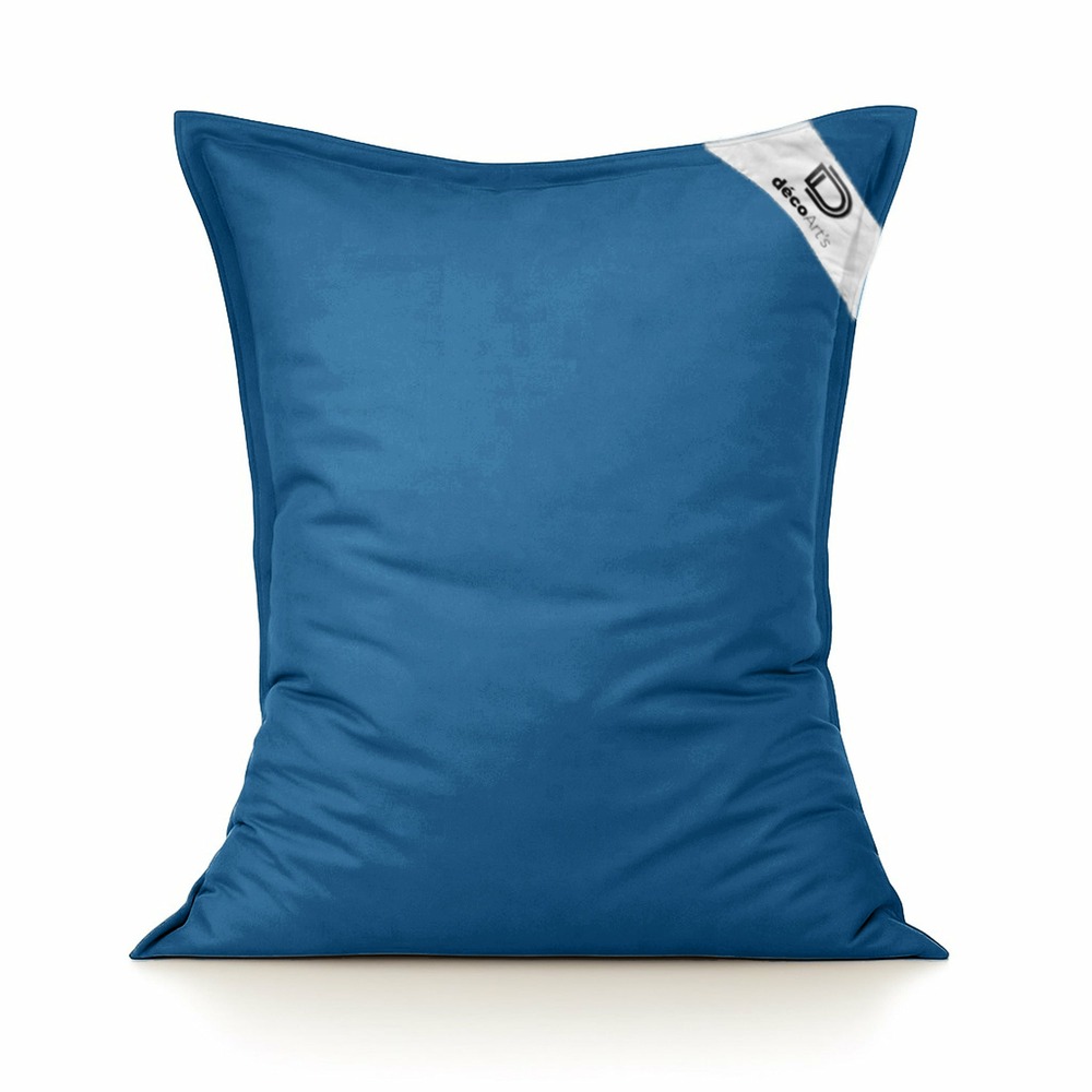 Housse pour pouf géant xl 120x80cm - bleu pétrole