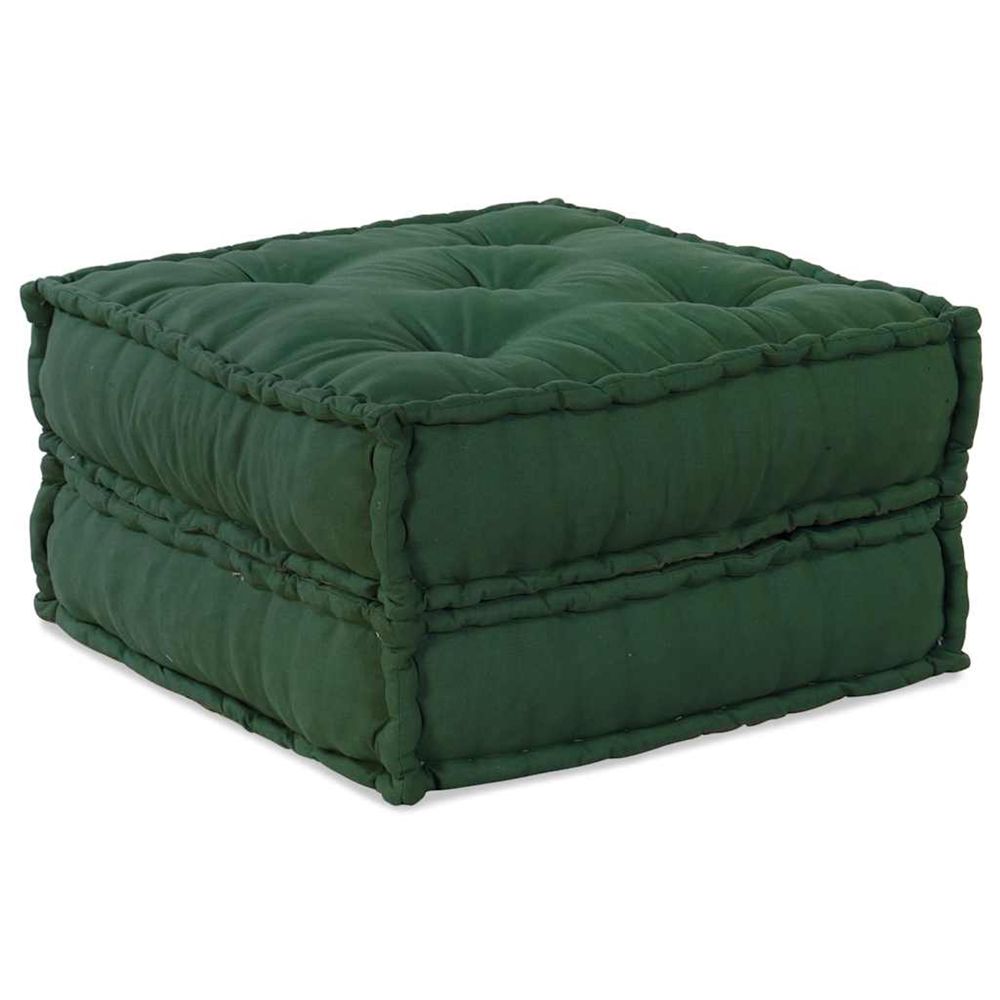 Canapé modulaire vert 70x70x36 tissu