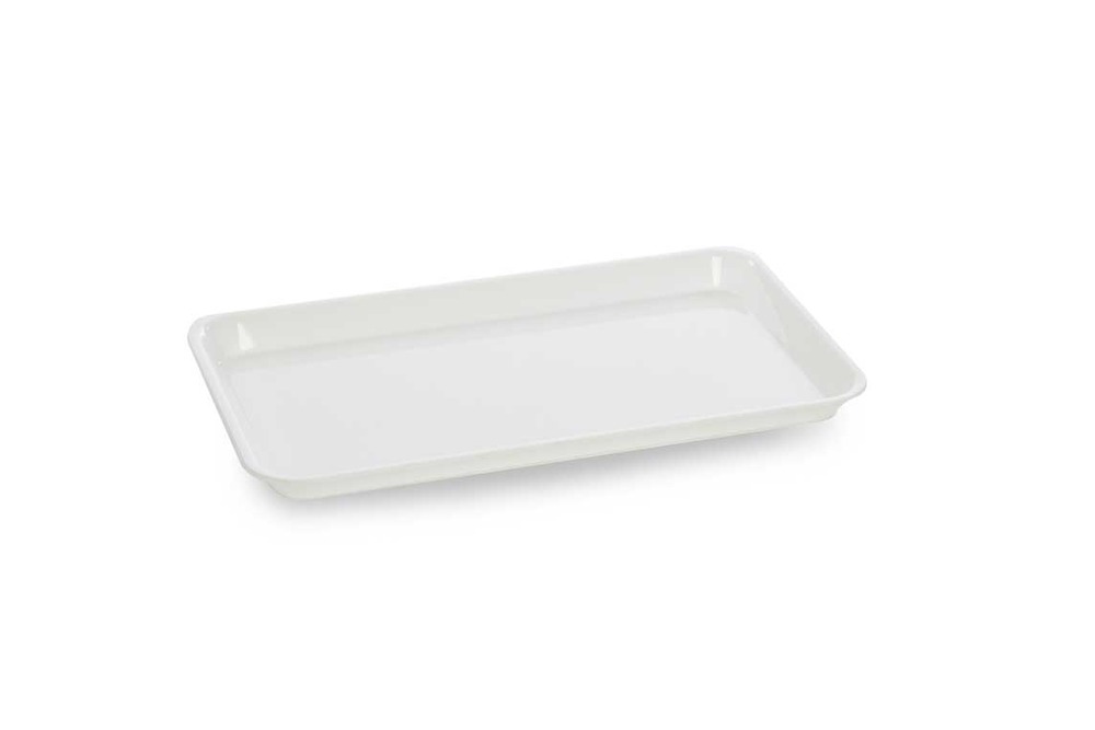 Plat en plexiglas à pâté blanc 300x180x17mm - matériel chr pro