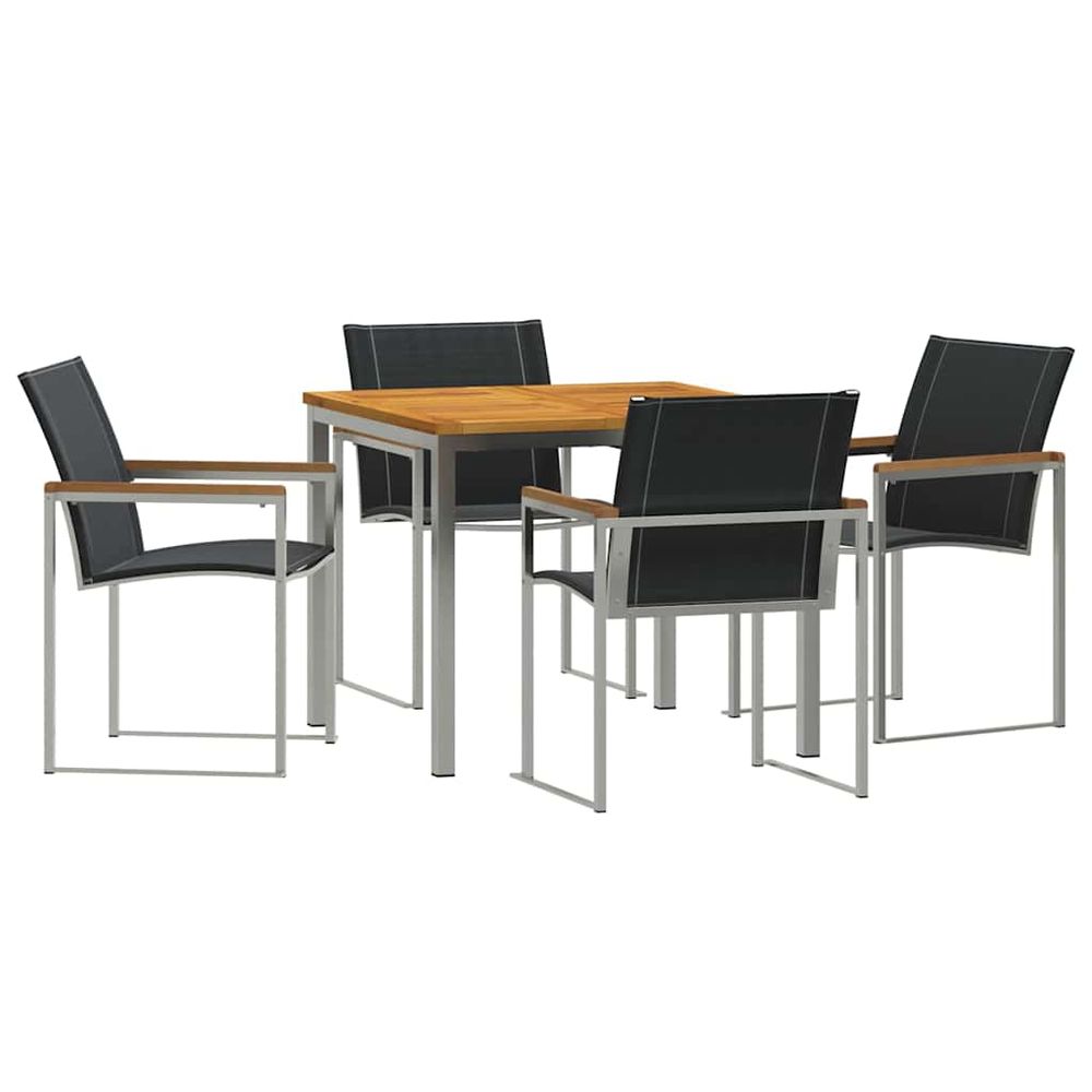 Ensemble de salle à manger pour jardin 5 pc