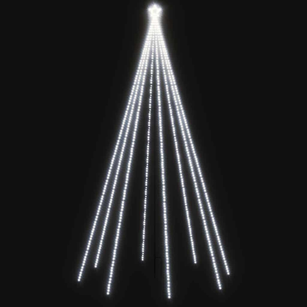 Lumières d'arbre de noël intérieur/extérieur 400 led 2,5 m