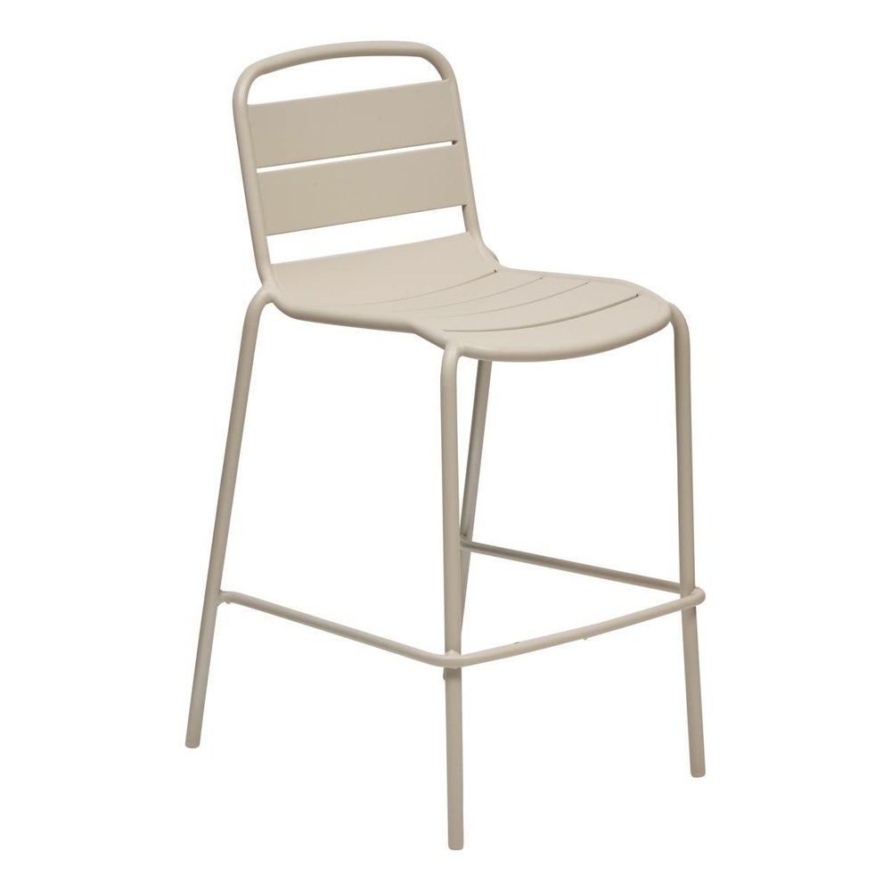 Chaise haute de jardin alegoria empilable argile