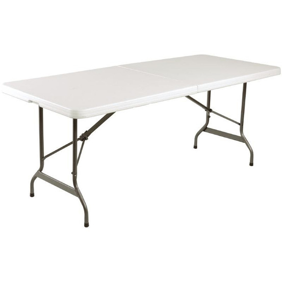 Table pliable au centre blanche 1829 mm - bolero