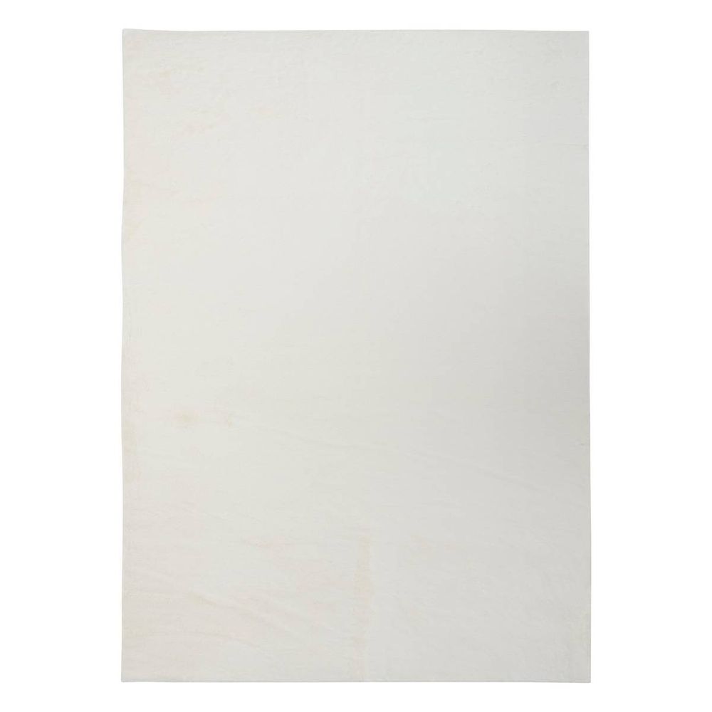 Tapis fausse fourrure couka blanc 170x120cm
