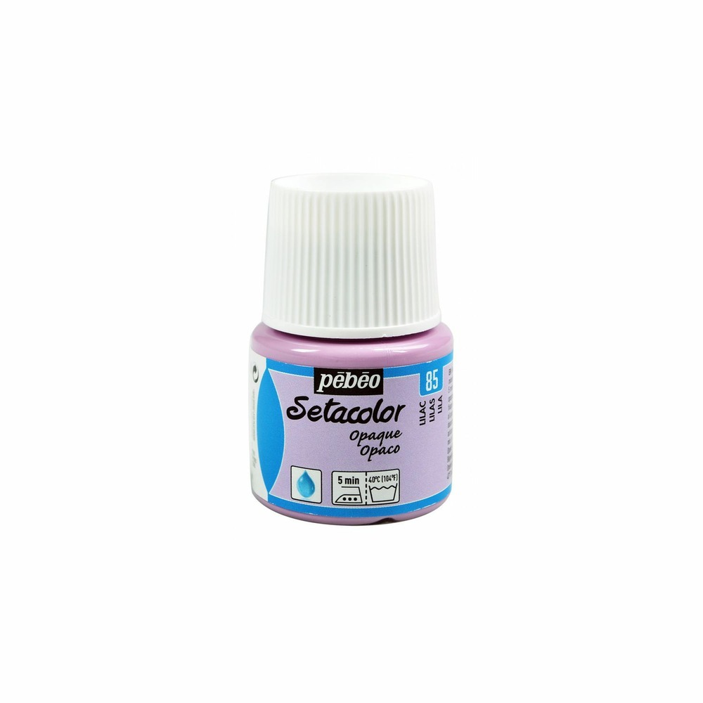 Peinture textile setacolor opaque - lilas - 45 ml