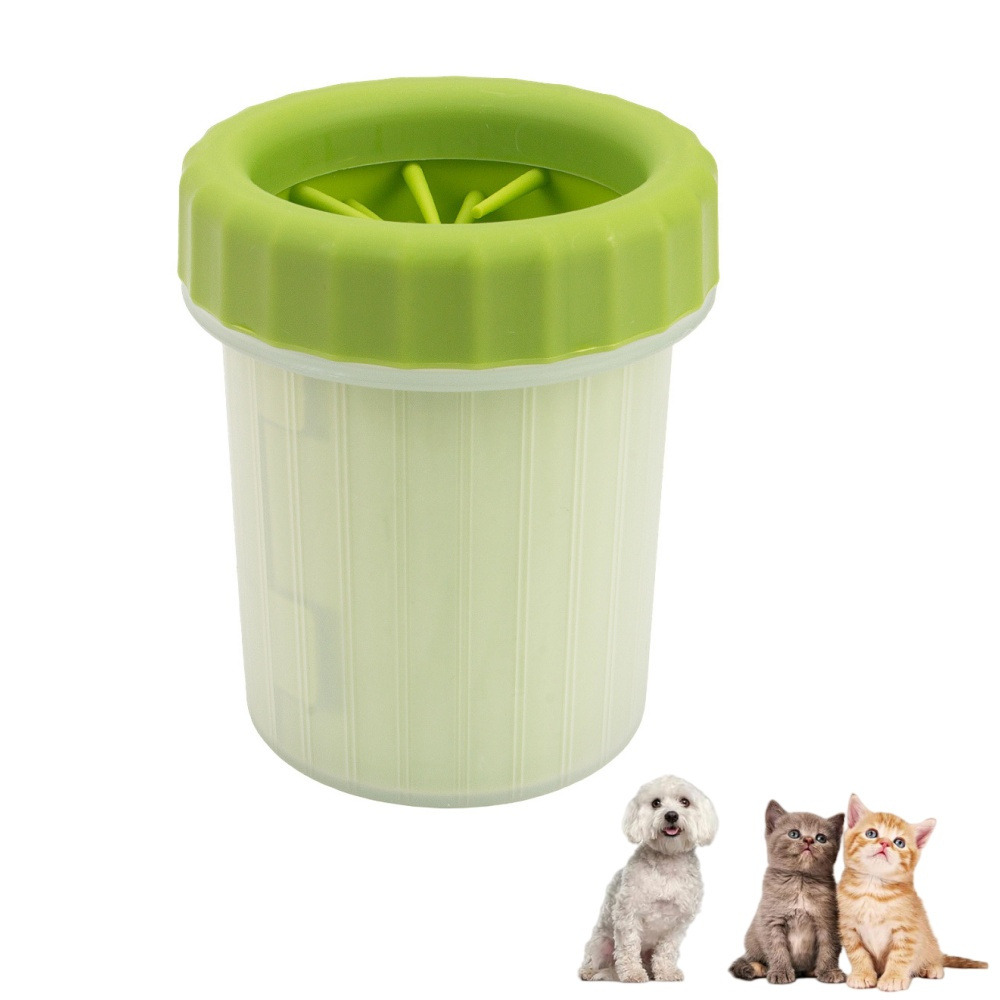 Nettoyant pour pieds pour chats et chiens vert