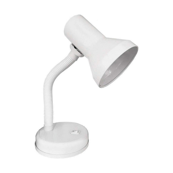 Lampe de bureau  london e27 60 w flexo/lampe de bureau métal blanc (12,5 x 20 cm)