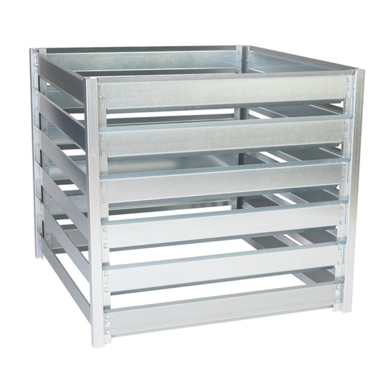 Composteur de jardin - 91 x 91 x h85 cm / 704l - timbela m800