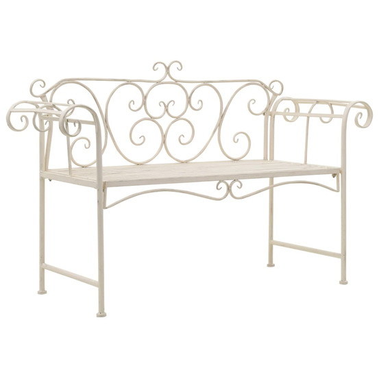 BANC DE JARDIN 132 CM METAL AN-(868437)
