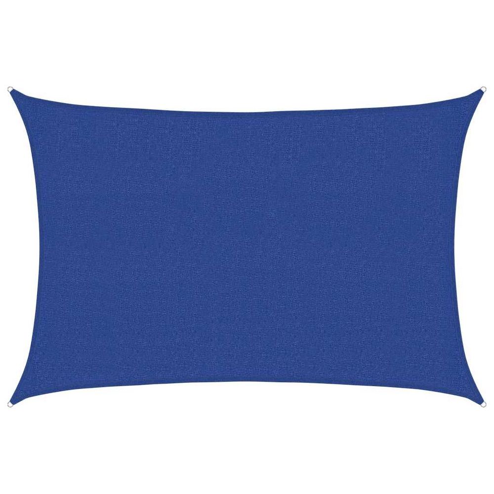 Voile d'ombrage 160 g/m² bleu 2,5x3,5 m pehd