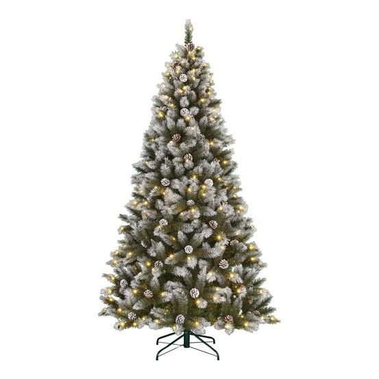 Sapin de noël artificiel pittsfield h185x102cm - vert