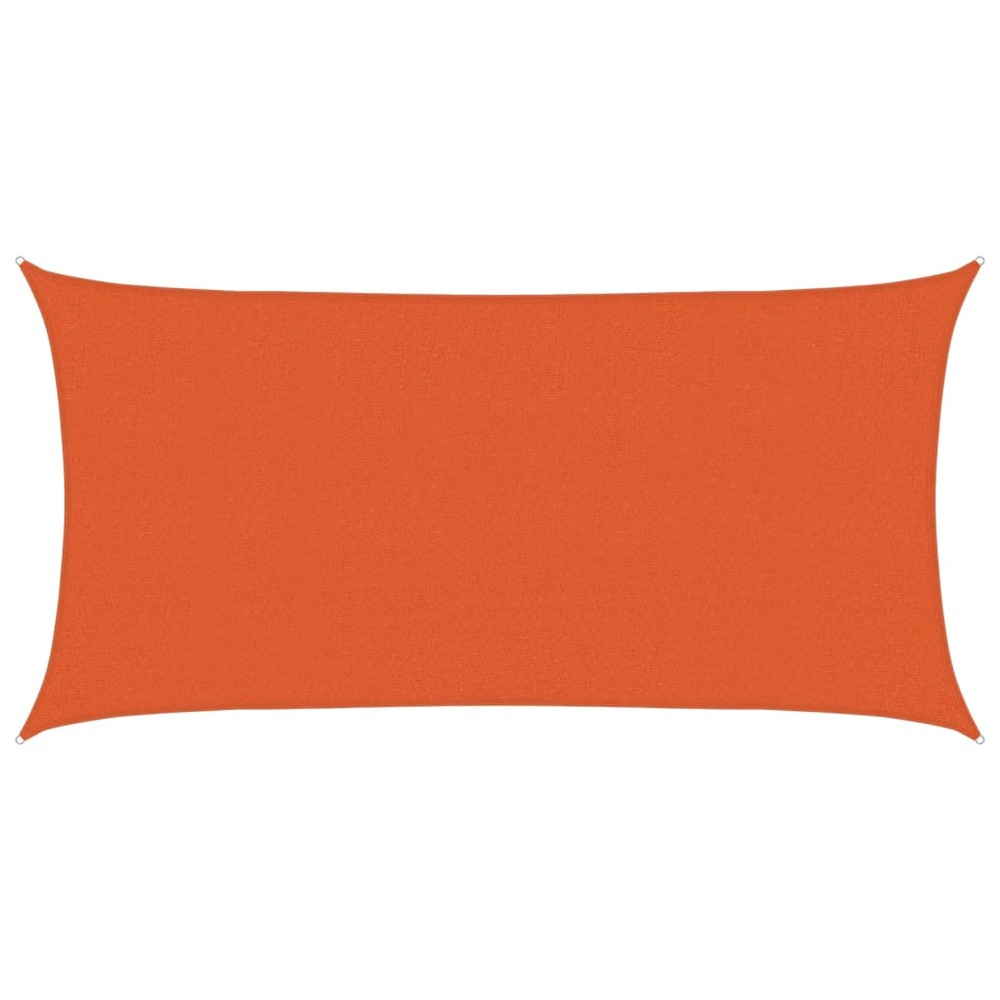 Voile d'ombrage 160 g/m² orange 2,5x5 m pehd