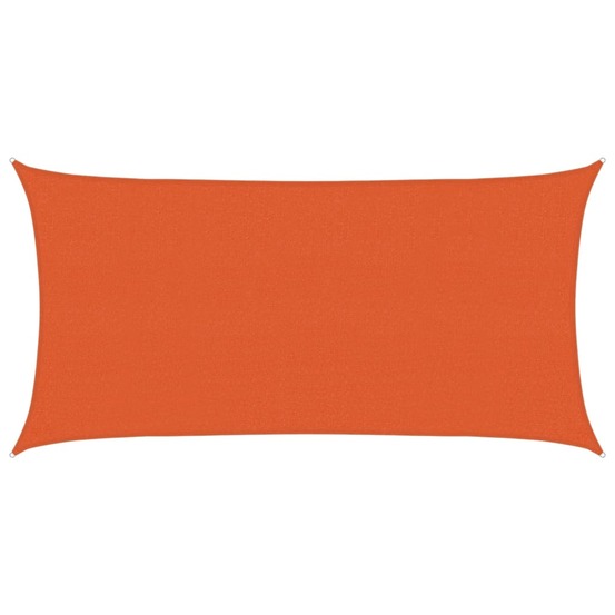 Voile d'ombrage 160 g/m² orange 2,5x5 m pehd