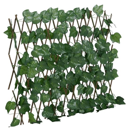 treillis de feuille de vigne artificiel extensible 190x60 cm