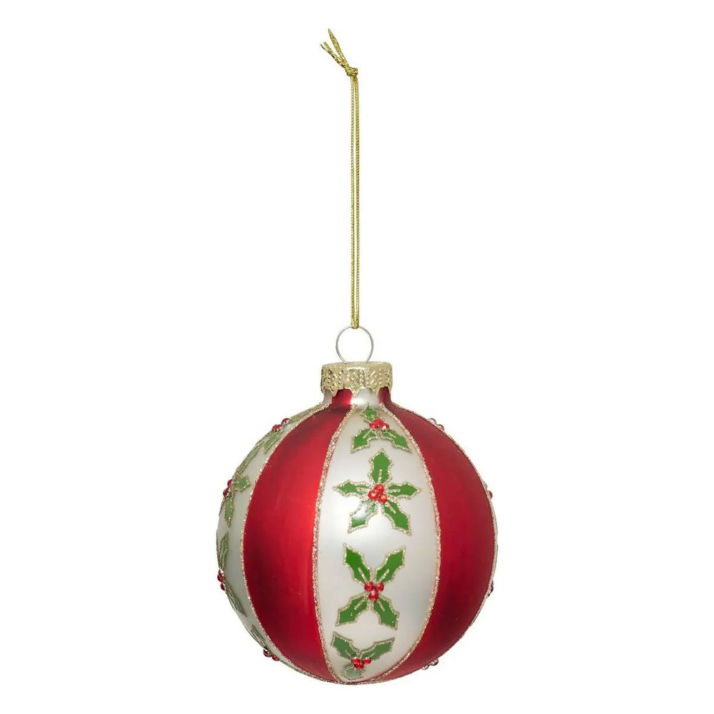 Boule de noël en verre 