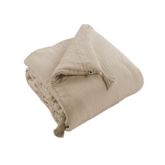 Edredon boutis gaze de coton collection gaia