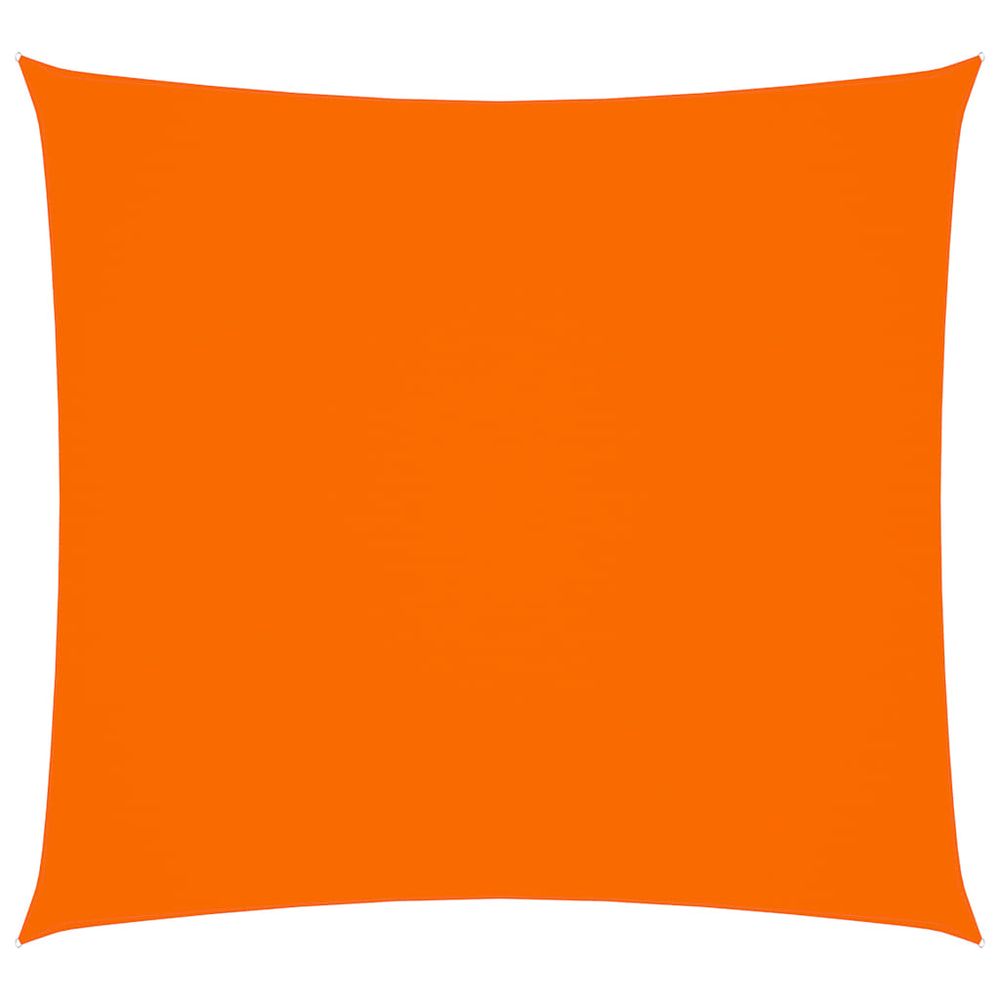 Voile de parasol tissu oxford carré 4,5x4,5 m orange