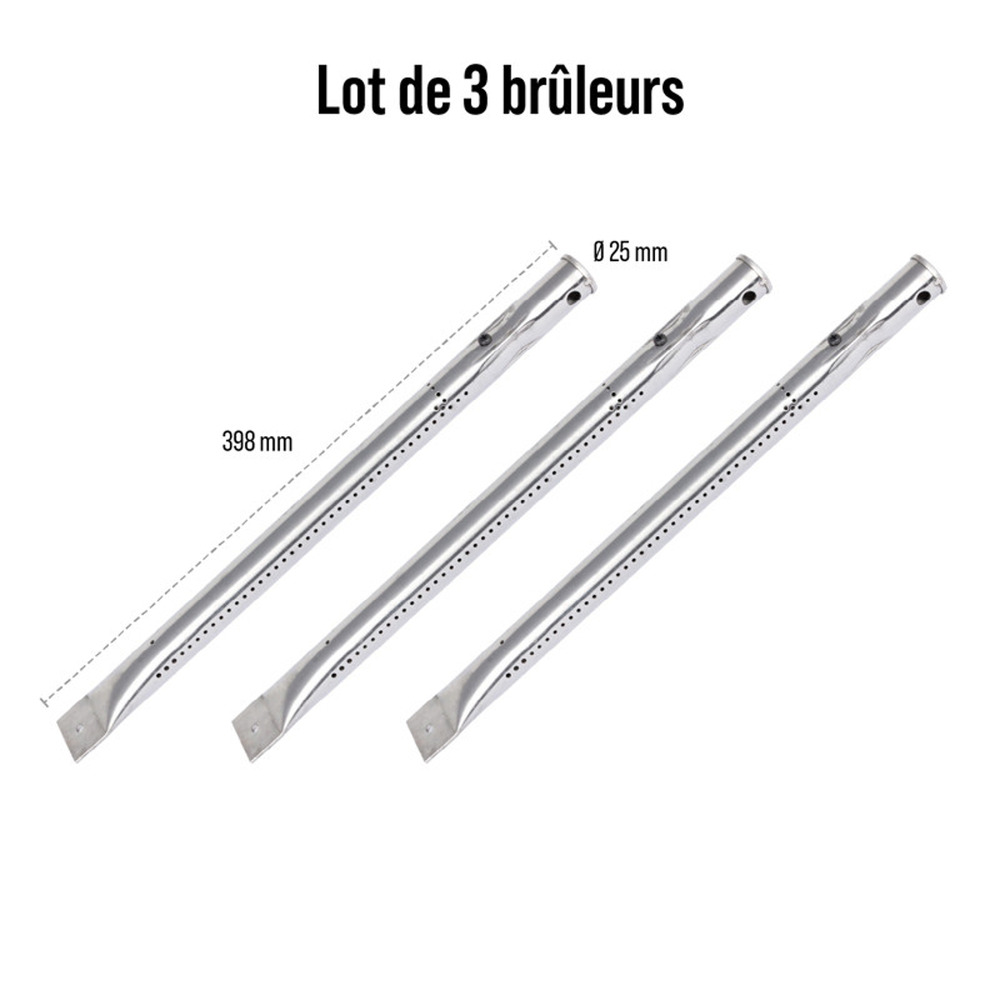 Lot 3 brûleurs