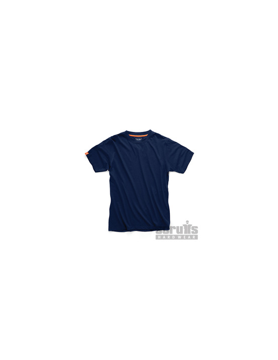 Scruffs - t-shirt bleu marine eco worker - taille l