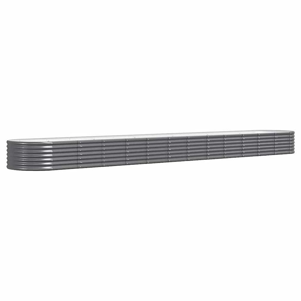 Lit surélevé de jardin acier galvanisé anthracite