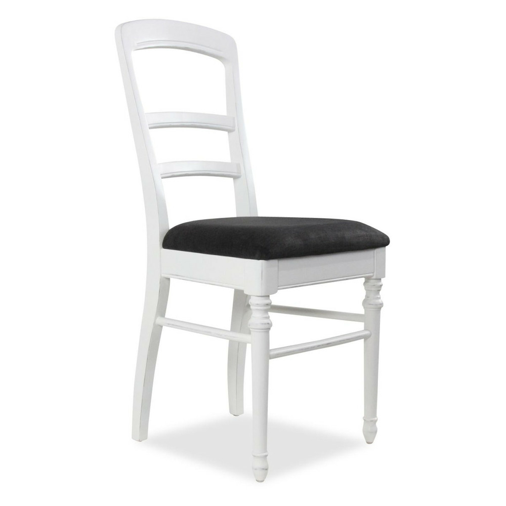 Lot de 2 chaises bois blanc - les étoffes interior's