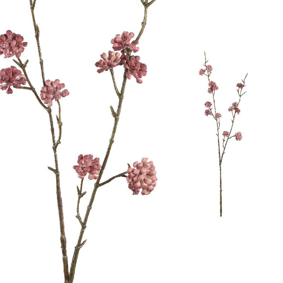 Ptmd garden fleur sedum feuille artificielle - 42 x 14 x 78 cm - violet