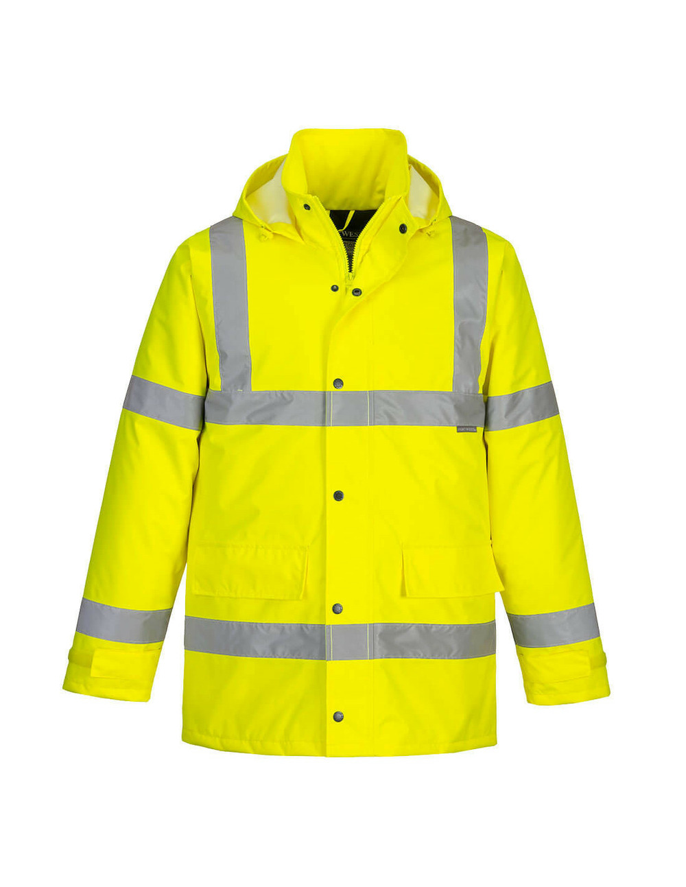 Parka hi-vis traffic couleur : jaune taille xs - portwest