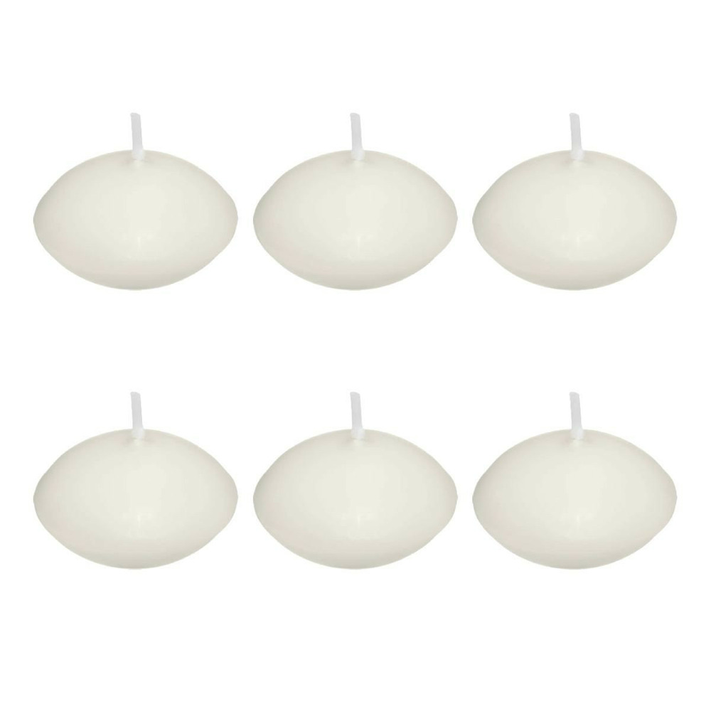 Lot de 6 bougies flottantes 