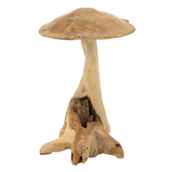 Champignon déco en teck
