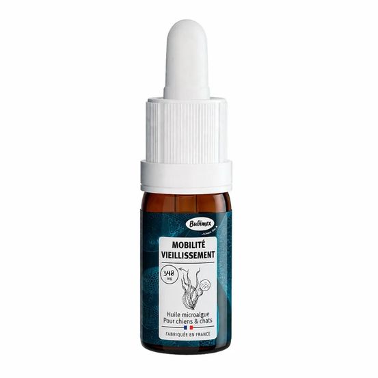 Huile de microalgue 10ml pour chien - soutien articulaire et mobilité