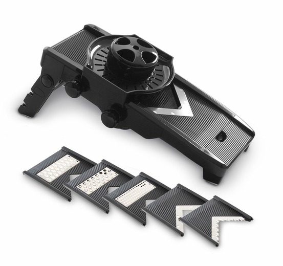 Mandoline en v noir 130x335x(h)75 mm - hendi