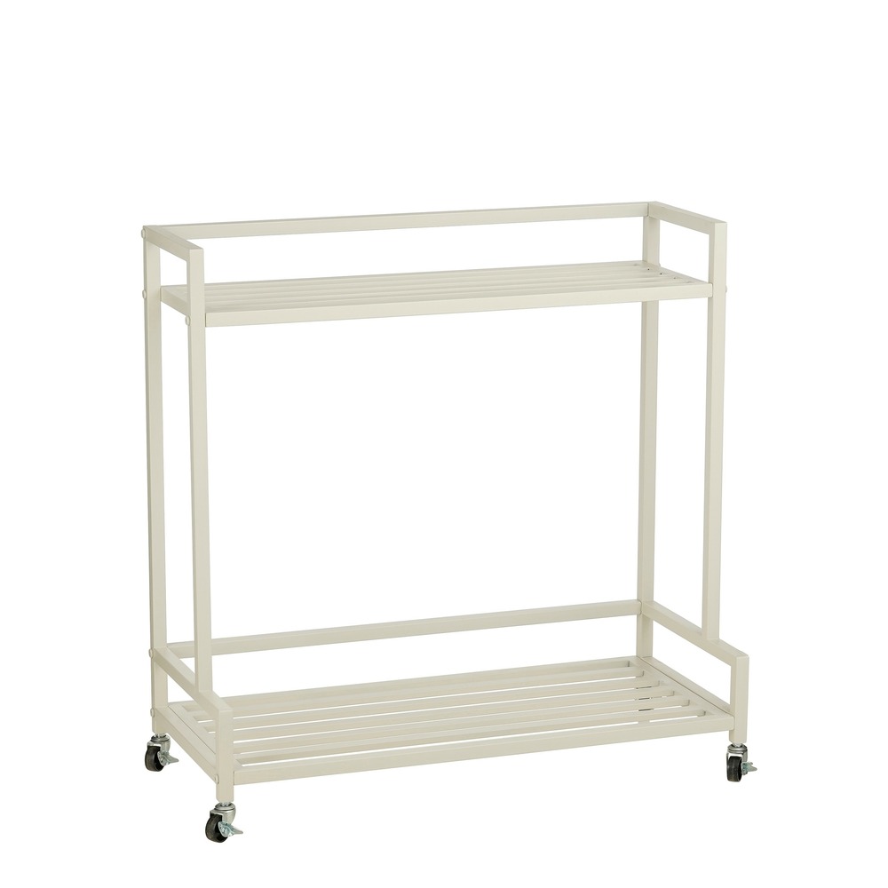 Mica decorations greenrax meuble de rangement sur roulettes - etagere rangement pour plantes interieur, plantes exterieur ou