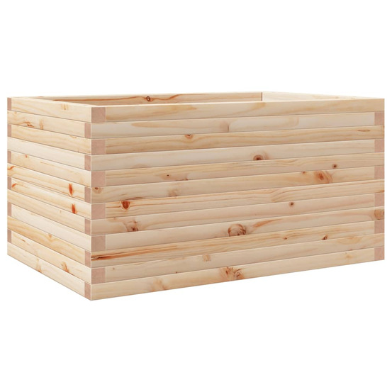 Jardinière d'extérieur 90x60x46 cm bois de pin massif